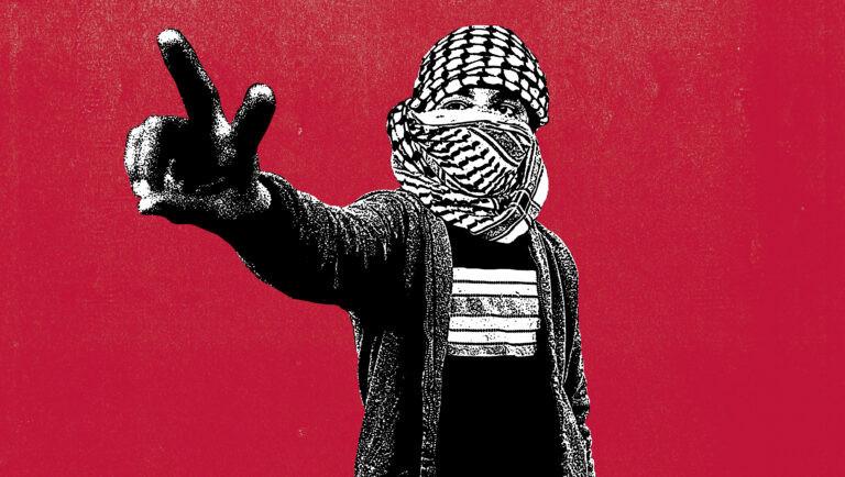 A Black Rose dos EUA entrevista a Fauda palestina