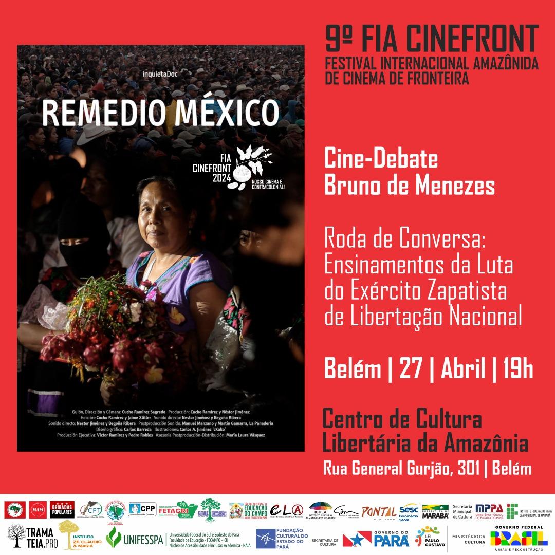 Projeção do documentário “Remedio México” no CCLA com o Cinefront Amazônia
